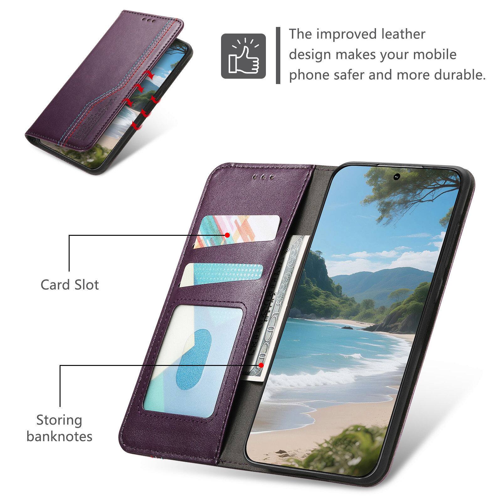 The improved leather design makes your mobile phone safer and more durable.

Card Slot

Storing banknotes