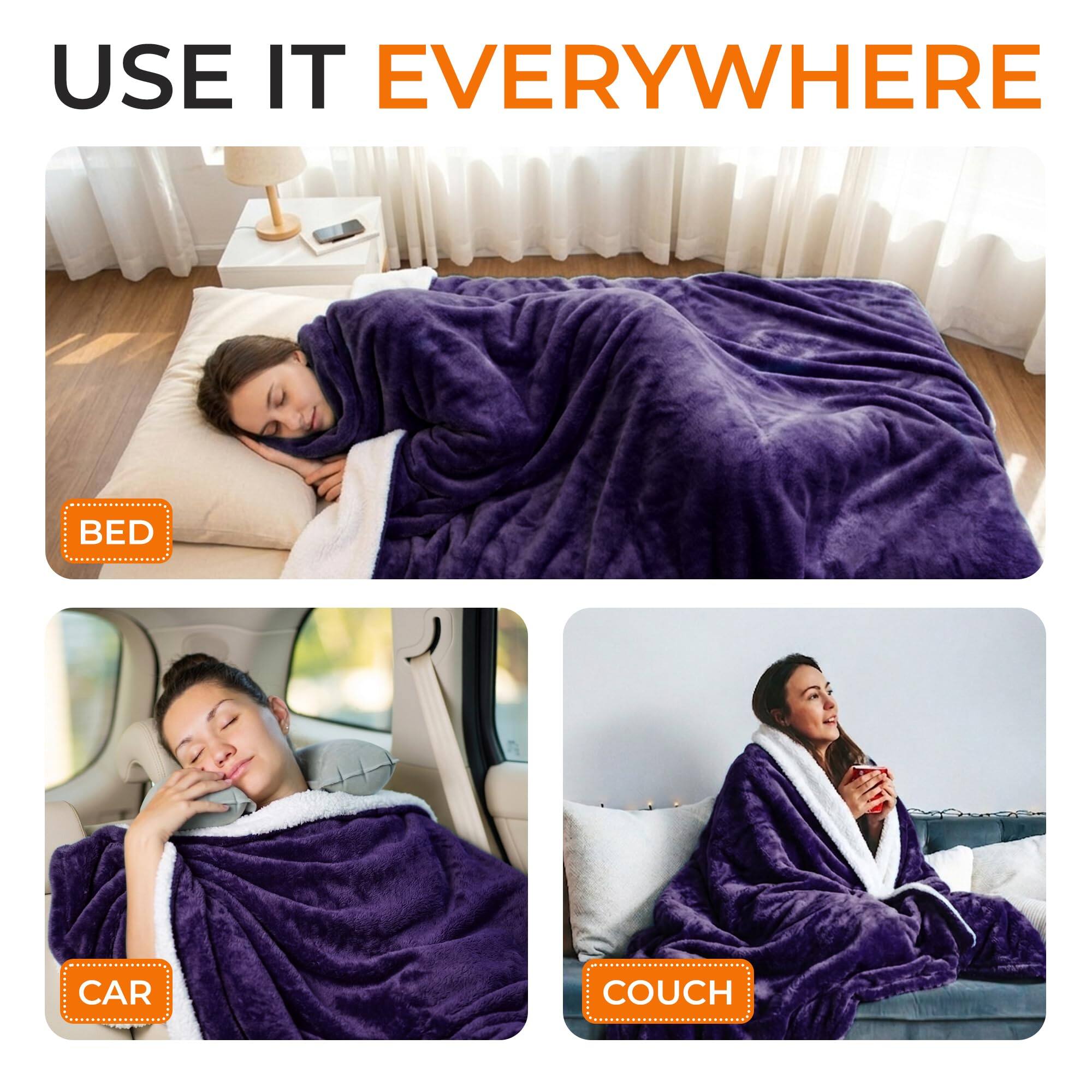 USE IT EVERYWHERE

BED

CAR

COUCH