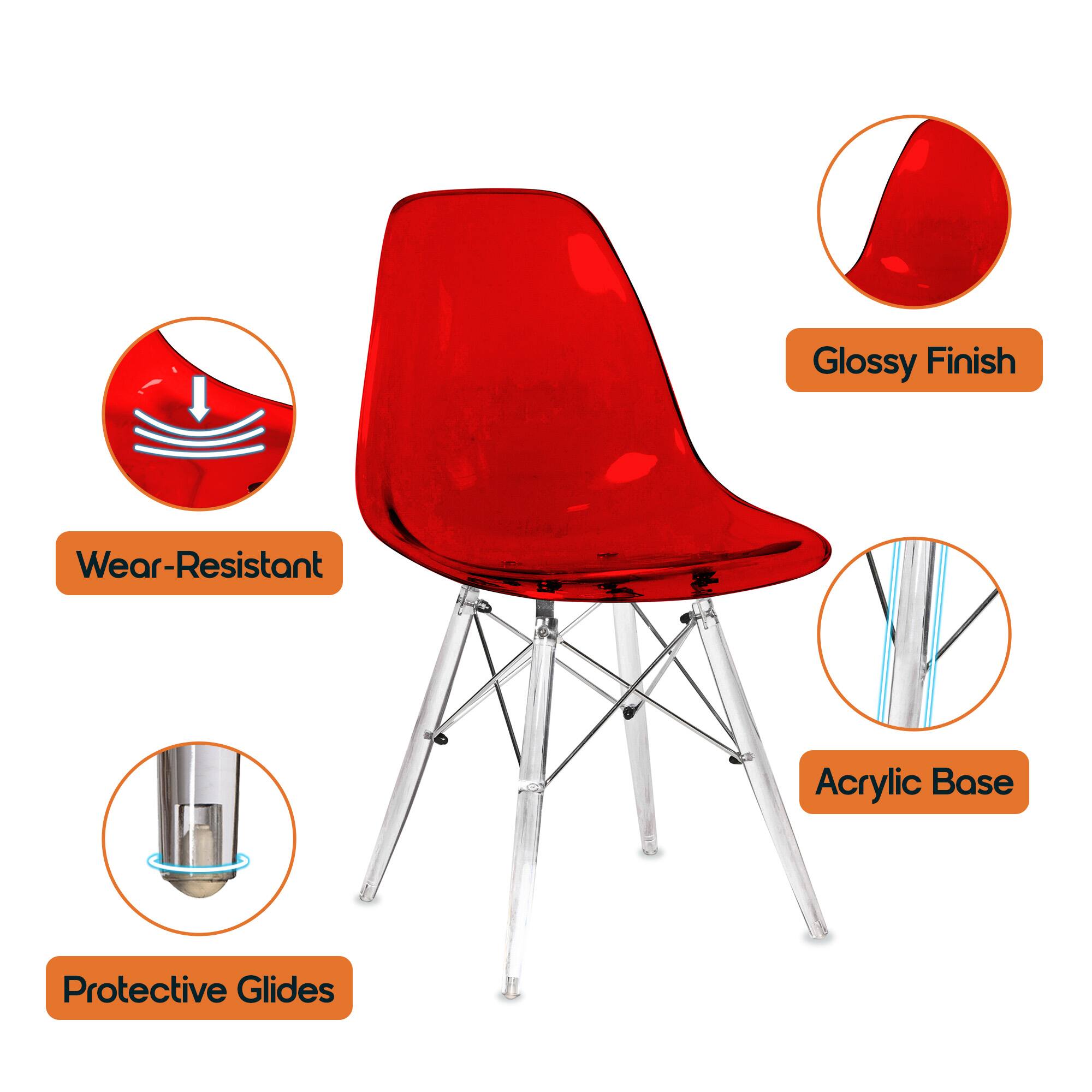 Glossy Finish, Wear-Resistant, Acrylic Base, Protective Glides