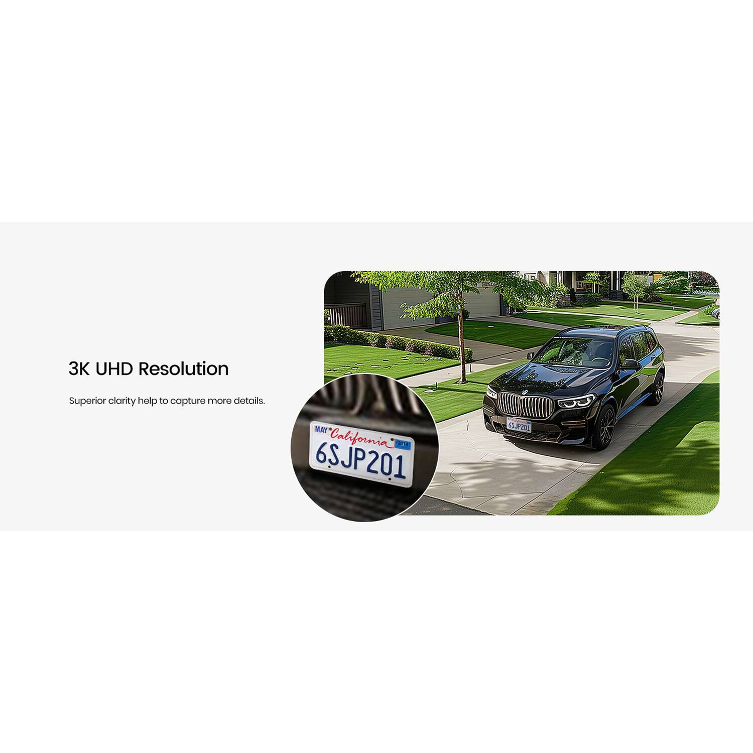 3K UHD Resolution  
Superior clarity helps to capture more details.  
MAY "California" 6SJP201