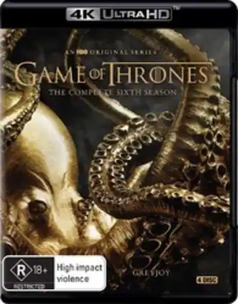 Front. Game of Thrones: The Complete Sixth Season - 4K Blu-Ray.