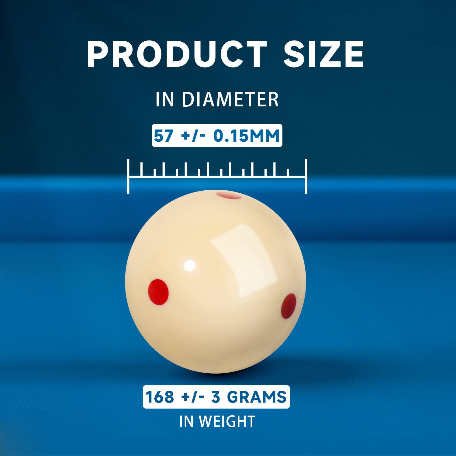 GSE Games & Sports Expert 2 1/4 Inch 6 Blue Dot & 6 Red Dot
