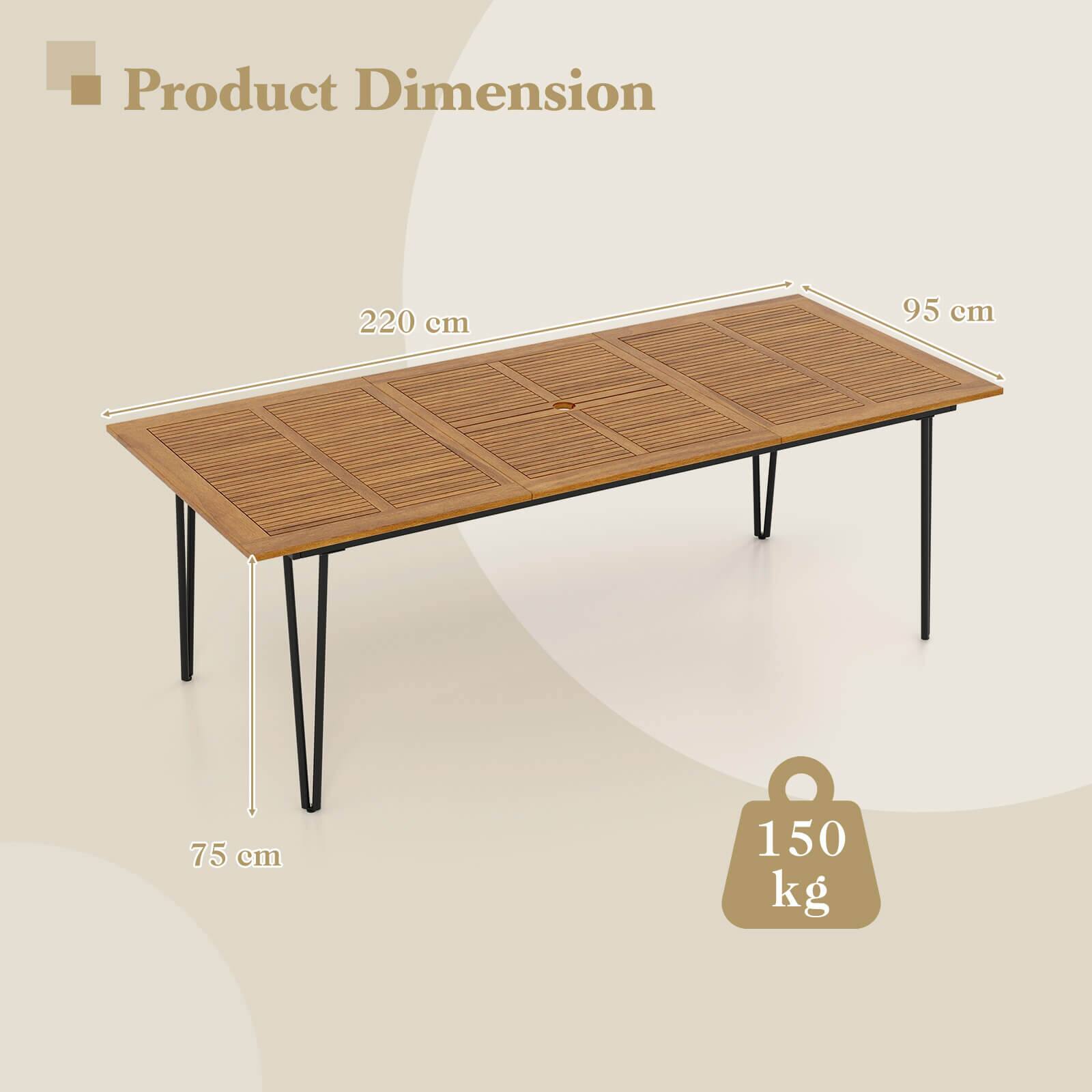 Product Dimension: 220 cm x 95 cm x 75 cm
Weight: 150 kg