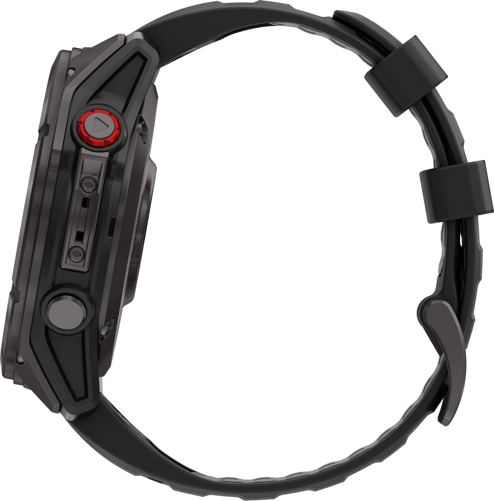 Alt View 6. Garmin - fēnix 8 Pro AMOLED Sapphire GPS Smartwatch 51mm Fiber-reinforced polymer - Carbon Gray DLC Titanium.