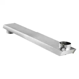 Lambro - Periscope 90° Rectangular Aluminum Dryer Duct 24-41" Adjustable