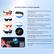 AI Sports Smart Camera glasses
Image Quality: 32MP photos with a 3D six-axis gyroscope and EIS stabilization.
Wireless Transfer: WiFi connectivity for easy transfer of photos, videos, and audio to your phone.
Smart Functions: AI voice activation with accurate object recognition (Doubao, ChatGPT); includes AI dialogue and translation features.
Audio Experience: Dual microphones for noise reduction, supporting Bluetooth calls and music playback.
Durability: IP66 rated for water and dust resistance, suitable for various environments.
Battery and Charging: 290mAh battery with Type-C charging, supports use while charging.
Lightweight Design: Weighs only 35g, featuring both physical and touch buttons.
Material and Appearance: Made from TR tough material, available in matte black and white, with customizable lens options.
Sound Quality: Dual speakers providing clear, rich audio with strong bass.
Optional prescription eyeglass frames
Type-C charging
APP: HeyCyan