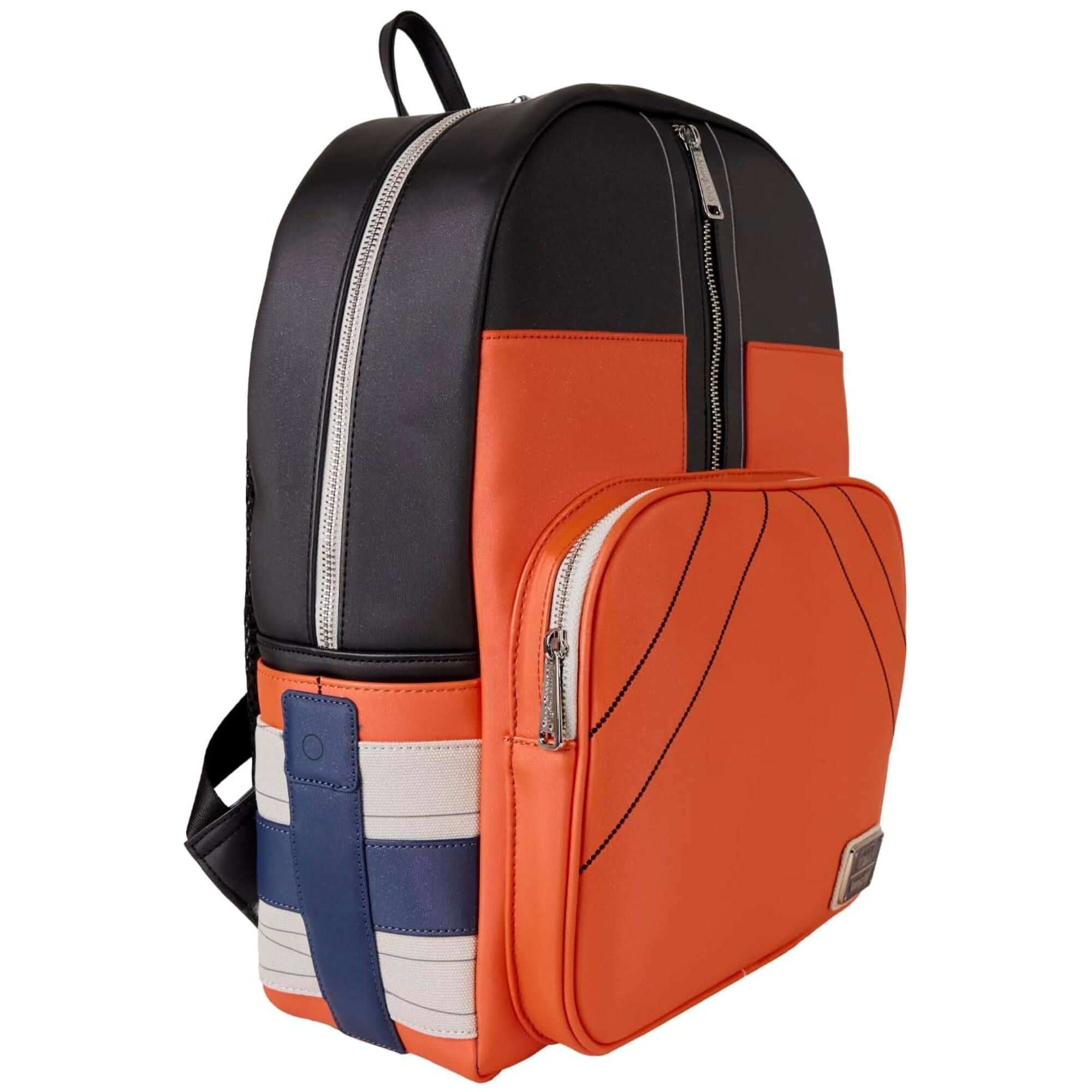 Alt View 3. LoungeFly - Loungefly Naruto Cosplay Outfit Full-Size Backpack - Orange.