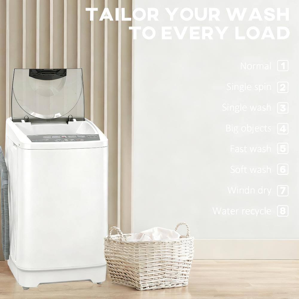 TAILOR YOUR WASH TO EVERY LOAD

1. Normal
2. Single spin
3. Single wash
4. Big objects
5. Fast wash
6. Soft wash
7. Windn dry
8. Water recycle