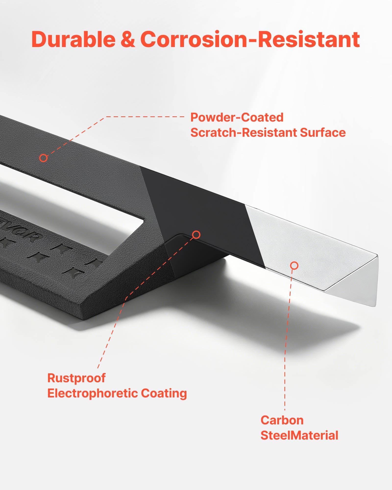 Durable & Corrosion-Resistant Powder-Coated Scratch-Resistant Surface

Rustproof Electrophoretic Coating

Carbon Steel Material