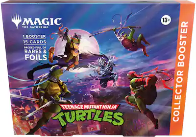 Wizards of The Coast - Magic: The Gathering | Teenage Mutant Ninja Turtles - Collector Booster Wizards of The Coast - Magic: The Gathering | Teenage Mutant Ninja Turtles - Collector Booster