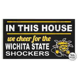 Jardine - Wichita State Shockers 11'' x 20'' Indoor/Outdoor In This House Sign - Yellow
