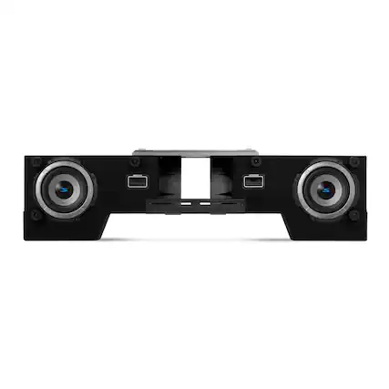 Front. Alpine - Alpine S2-DB8V-TRK Dual 8” Alpine Halo S-Series Preloaded Truck Subwoofer Enclosure with ProLink™ - Black/Gray.