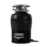 Equator - Garbage Disposal 3/4HP ULTRA QUIET 65 dB 2 Stage Grinding 1700 rpm 110V - GD 075 - Black