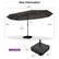 Size Information
179.5"
76.8"
53.2"
95.3"
1.9"
Includes Base
5.9"
25.2"
25.2"