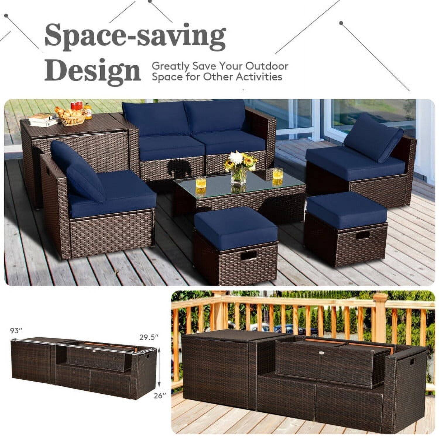 Space-saving Design  
Greatly Save Your Outdoor Space for Other Activities  

93" 29.5" 26"