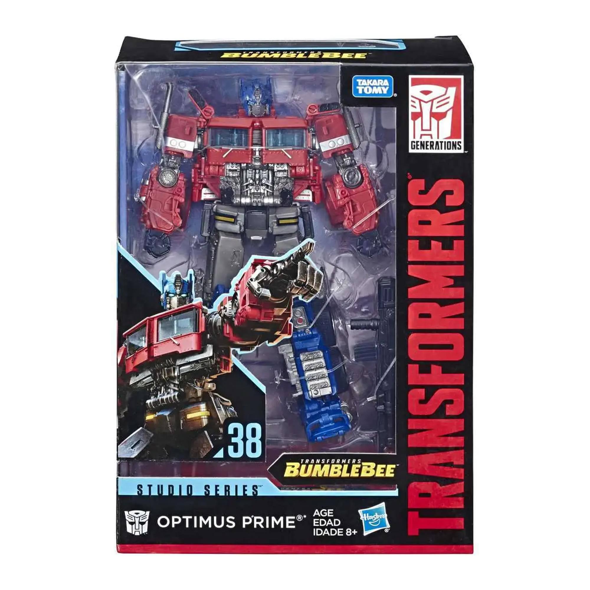 BUMBLEBEE  
TAKARA TOMY  
GENERATIONS  
STUDIO SERIES 38  
OPTIMUS PRIME  
TRANSFORMERS  
EDAD IDADE AGE 8+