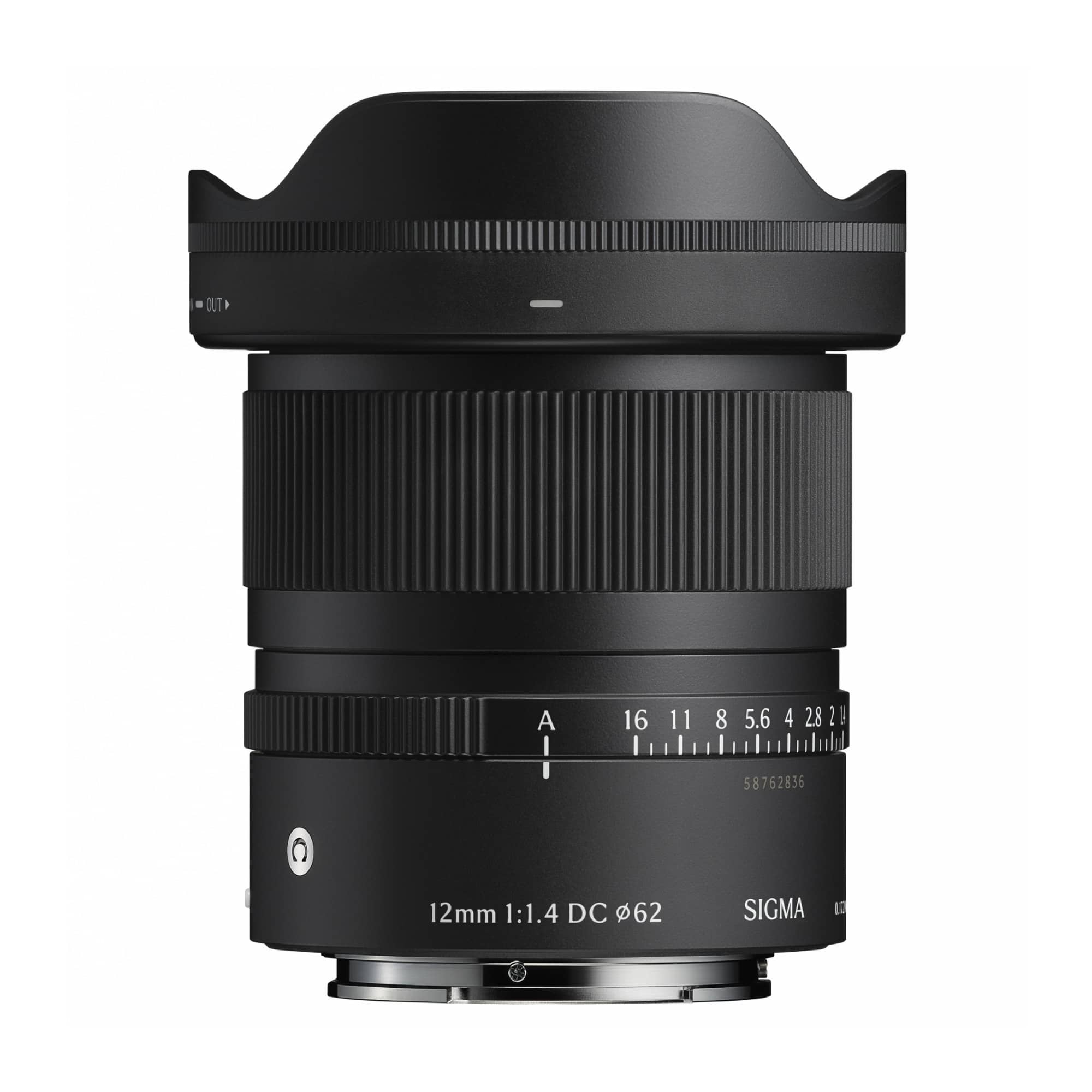 Sigma - 12mm F1.4 DC Contemporary Lens with Ultra-Wide Angle (Fuji X Mount) - Black