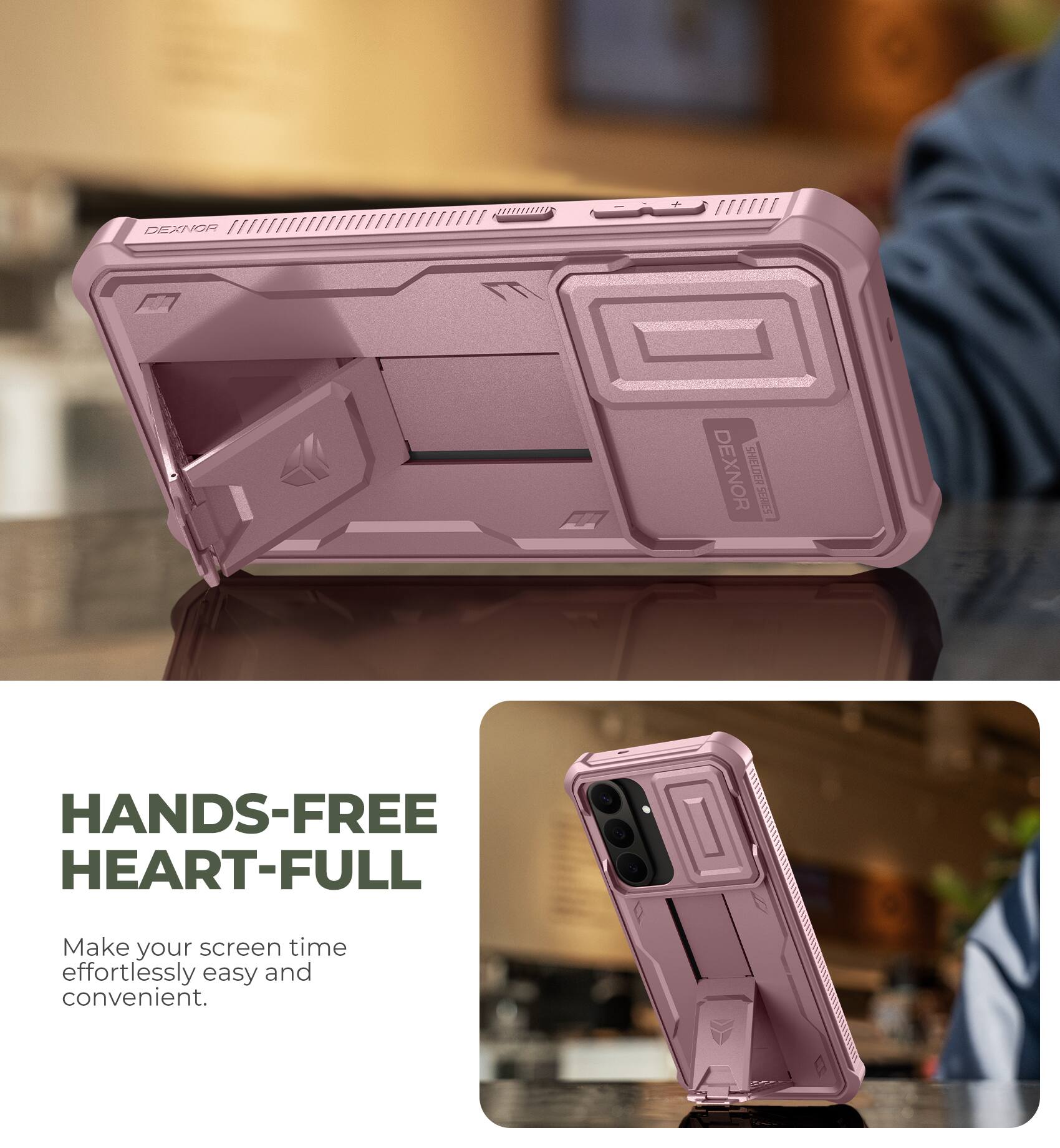 Dexnor Rugged Case for Samsung Galaxy S26 FE with Kickstand & Screen ...