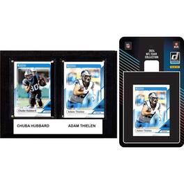 C&I Collectibles - Carolina Panthers 6" x 8" Player Plaque & 2024 Team Trading Card Set - Multicolor