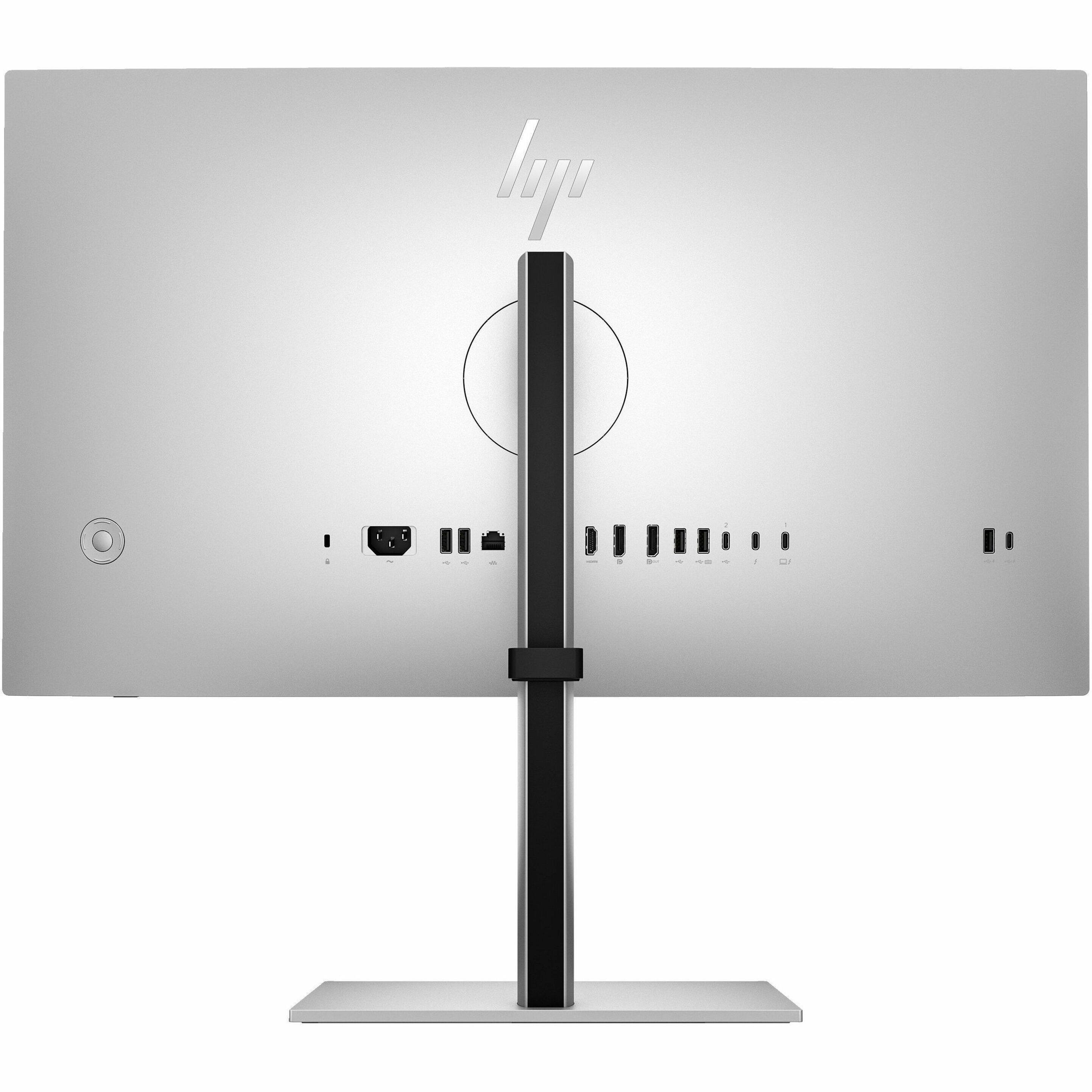 Alt View 11. HP - 27" IPS LED 120Hz FreeSync Premium (AMD Adaptive Sync) Monitor with HDR (USB, HDMI) - Natural Silver, Silver.