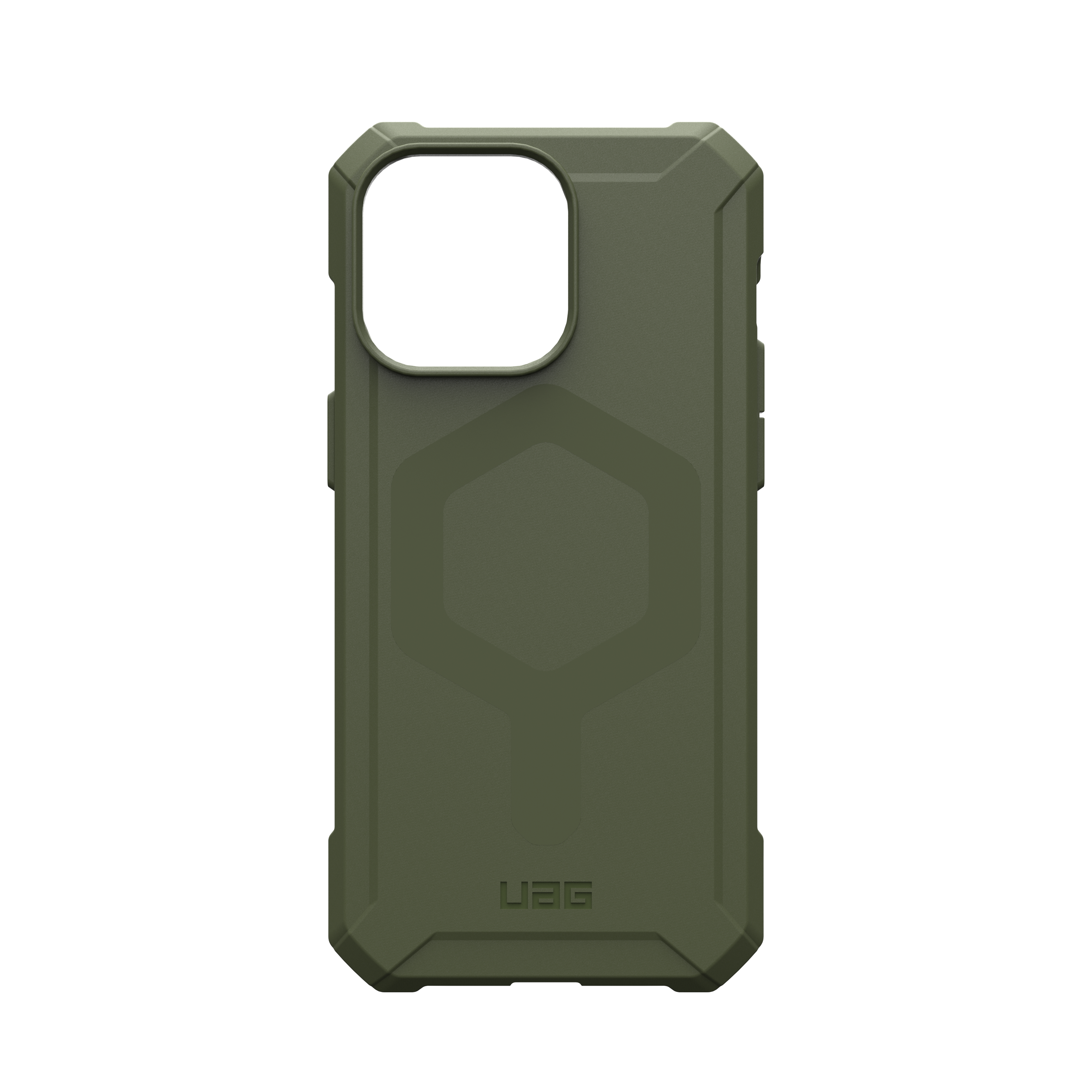Alt View 5. UAG - Essential Armor Series Case with Magsafe for Apple iPhone 15 Pro Max - Olive Drab.