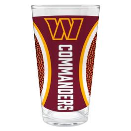 Great American Products - Washington Commanders 16oz. Game Ball Pint Glass - Brown