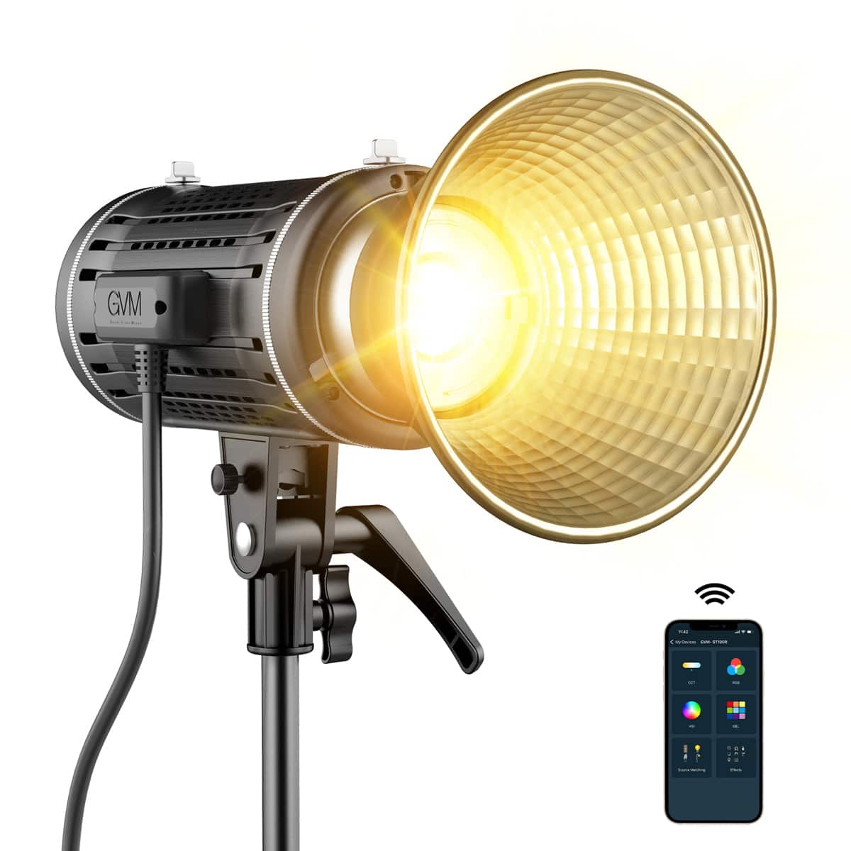 GVM - ST100R 100W RGB and Bi-Color Double-Sided COB LED Video Light price history on PriceWatchPro