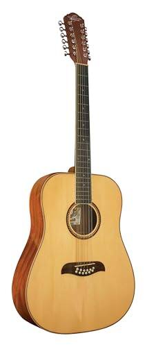 Alt View 3. Oscar Schmidt - Oscar Schmidt OD312-A Dreadnought (12 String) Acoustic Guitar. Natural Spruce - Natural.