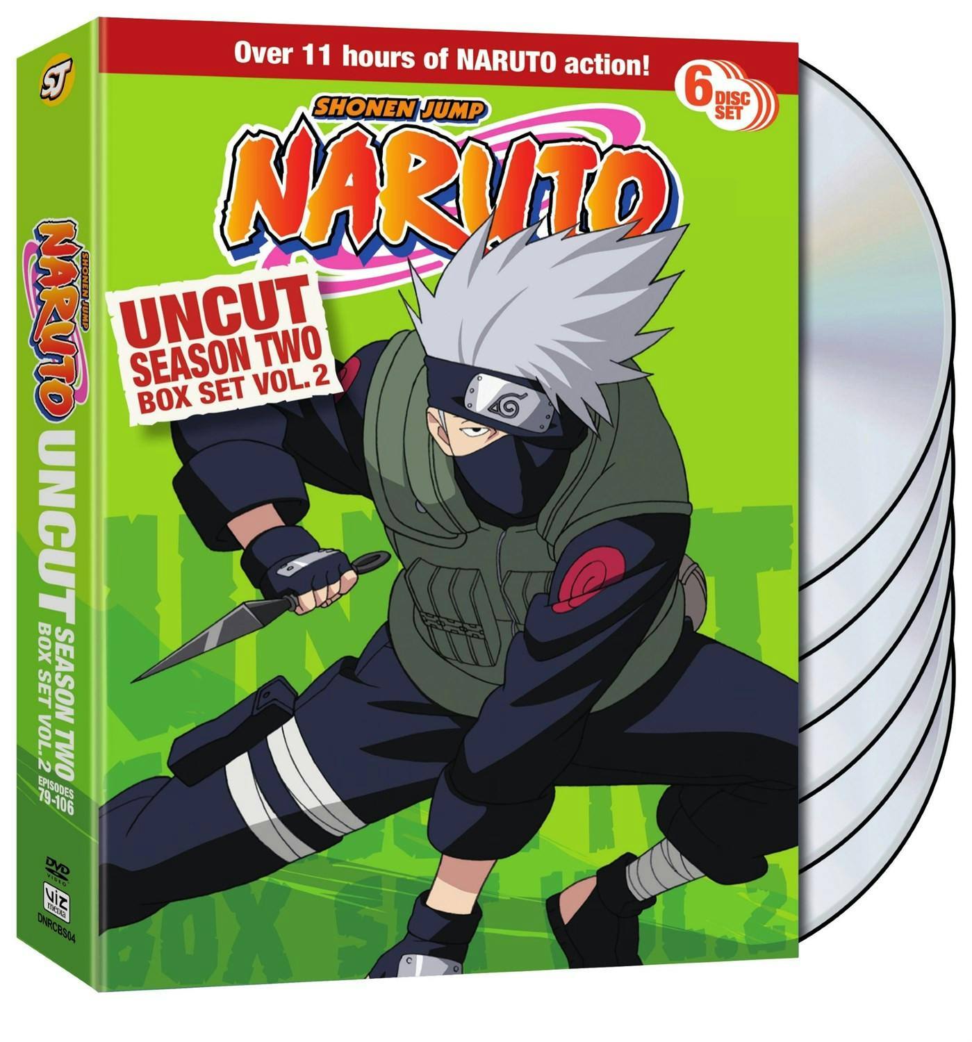 Angle. Naruto Uncut Season 2 Vol 2 Box Set (DVD Set) [DVD].