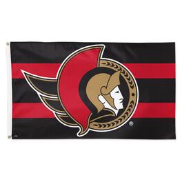 WinCraft - Ottawa Senators 3' x 5' Team Stripe Deluxe Single-Sided Flag - Multicolor