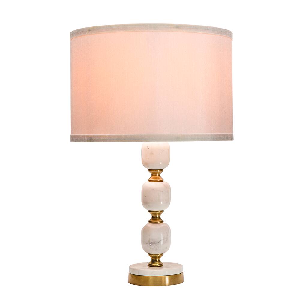Front. Dexmalle - Dexmalle-Marble Table Lamp-White.
