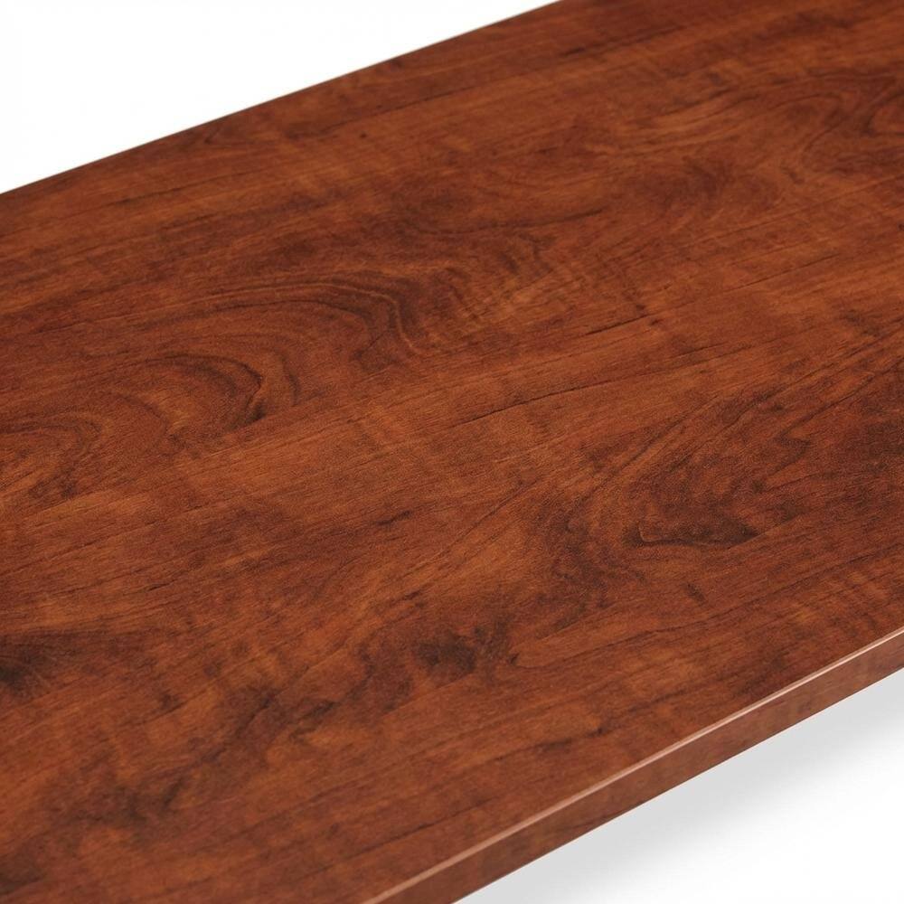 Alt View 4. FurniFact - Cherry TV/Monitor Riser for TVs Up to 43 Inches with Particle Board Finish - Brown.