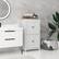 Alt View 1. Homcom - Storage Cabinet - white.