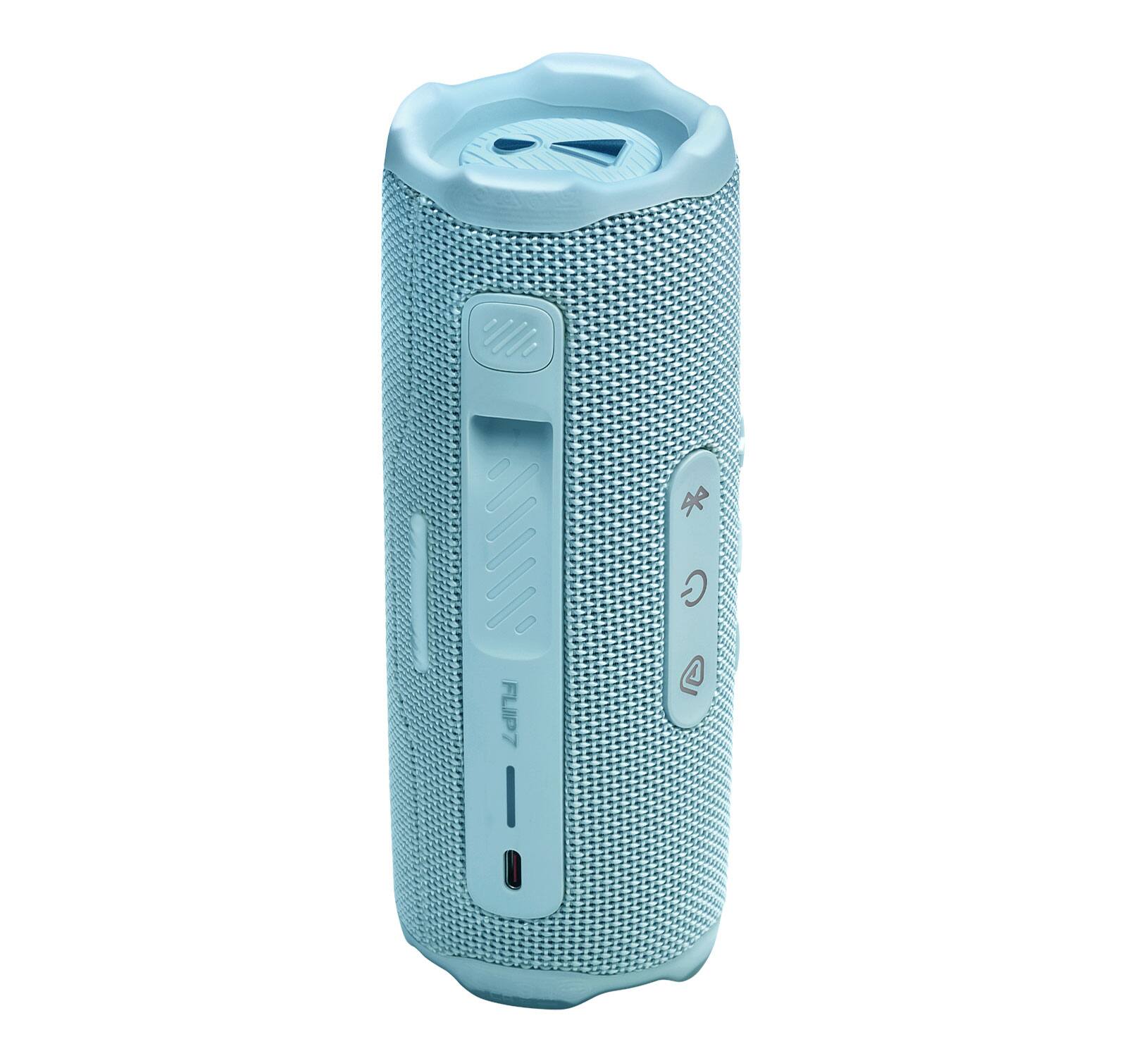 Back. JBL - JBL Flip 7 - Portable Waterproof and Drop-Proof Speaker, Bold JBL Pro Sound with AI Sound Boost (Teal).