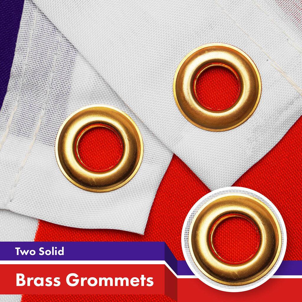 Two Solid Brass Grommets