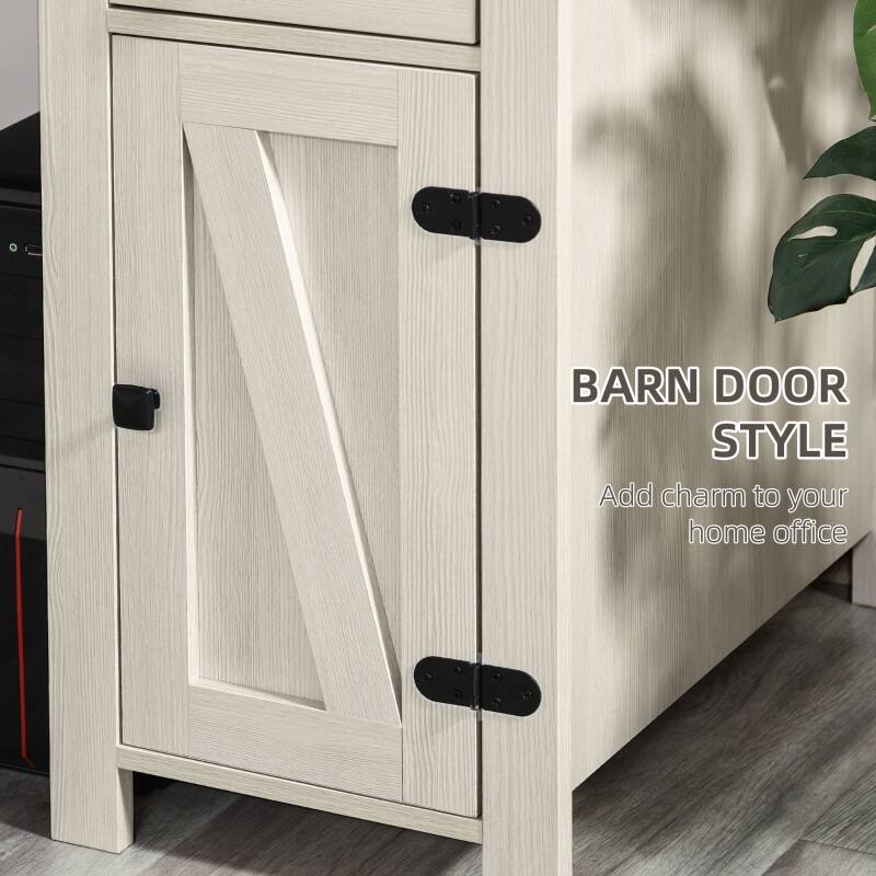 BARN DOOR STYLE  
Add charm to your home office