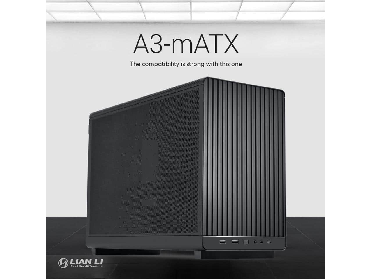 Lian Li A3 mATX Black SPCC M ATX / ITX Computer Case A3 mATX X