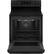 Alt View 1. GE - 5.3 Cu. Ft. Freestanding Electric Convection Range with Self-Cleaning and No-Preheat Air Fry - Black.