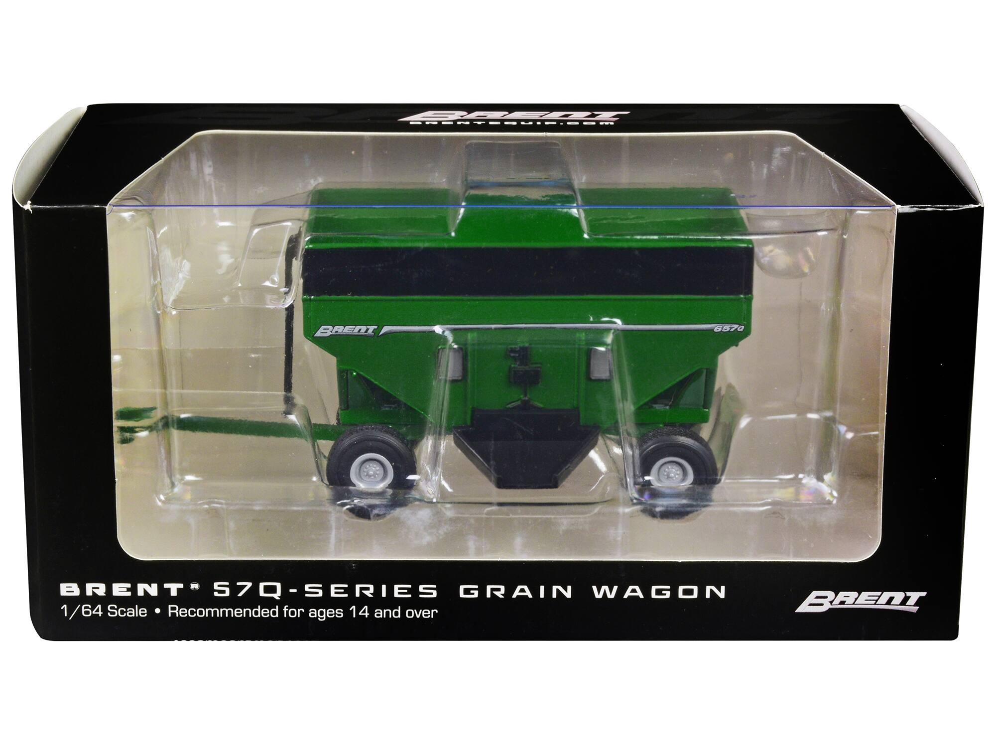 BRENT  
6570  
BRENT 57Q-SERIES GRAIN WAGON 1/64 Scale  
Recommended for ages 14 and over
