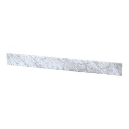 Elegant Kitchen and Bath - 40 inch backsplash in - Carrara White