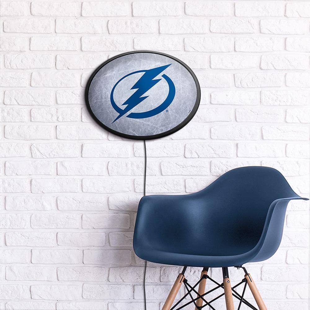 Alt View 3. The Fan-Brand - Tampa Bay Lightning 18'' x 14'' Team Slimline Illuminated Wall Sign - Multicolor.