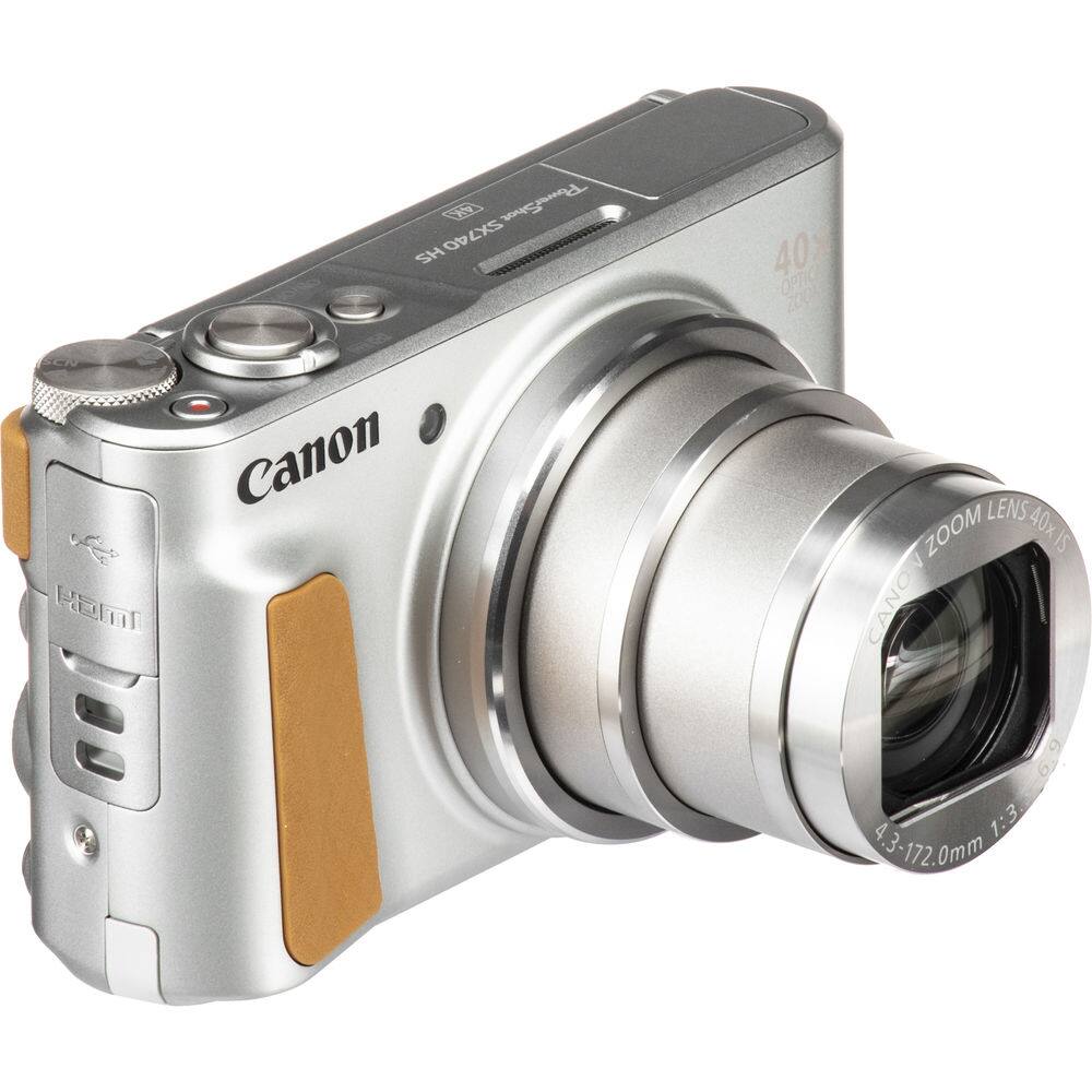 Canon PowerShot SX740 HS  
40x Optical Zoom Lens  
4.3-172.0mm  
1:3.3