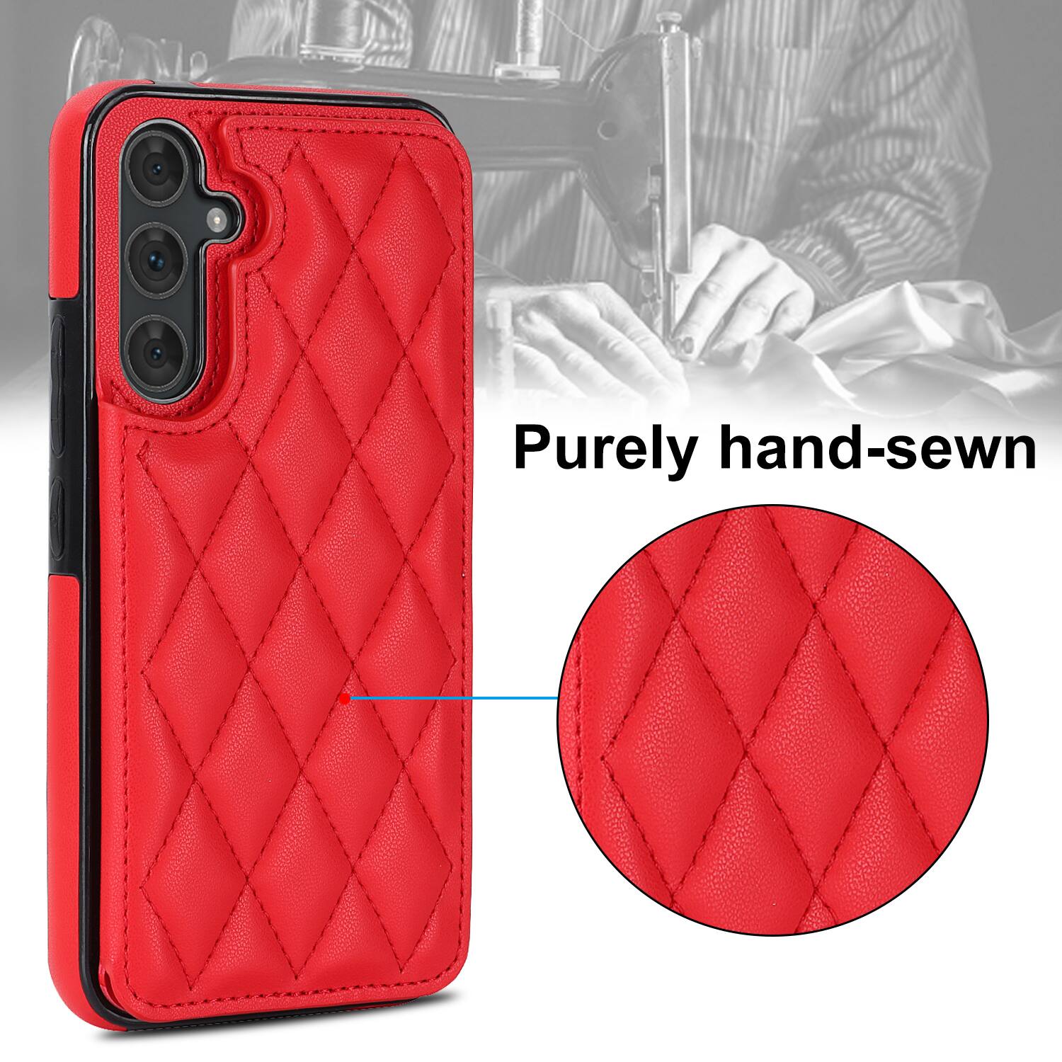 Dteck Wallet Case for Samsung Galaxy A36 5G, RFID Blocking Double ...