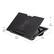 Alt View Zoom 12. Mind Reader - Lap Desk Laptop Stand, Bed Tray, Collapsible, Cushion, Portable, Dorm, Plastic, 14.75"L x 11"W x 7.3"H - Black.
