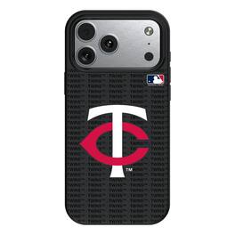 Keyscaper - MLB - Minnesota Twins - Primary Logo iPhone Magnetic Bump Case - 15 - Black