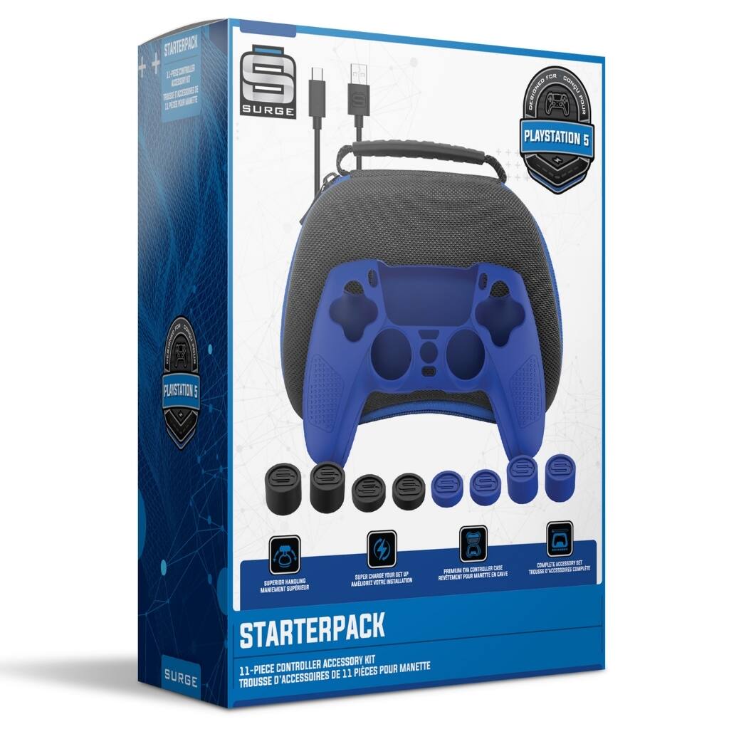 STARTERPACK  
SURGE  

11-PIECE CONTROLLER ACCESSORY KIT  
TROUSSE D'ACCESSOIRES DE 11 PIECES POUR MANETTE  

- 10-PIECE ACCESSORY KIT  
- 10-PIECE ACCESSORY KIT  
- 10-PIECE ACCESSORY KIT  
- 10-PIECE ACCESSORY KIT  

- 10-PIECE ACCESSORY KIT  
- 10-PIECE ACCESSORY KIT  
- 10-PIECE ACCESSORY KIT  
- 10-PIECE ACCESSORY KIT  

- 10-PIECE ACCESSORY KIT  
- 10-PIECE ACCESSORY KIT  
- 10-PIECE ACCESSORY KIT  
- 10-PIECE ACCESSORY KIT  

- 10-PIECE ACCESSORY KIT  
- 10-PIECE ACCESSORY KIT  
- 10-PIECE ACCESSORY KIT  
- 10-PIECE ACCESSORY KIT  

- 10-PIE
