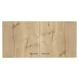 Acme Furniture - Napoles Wall Cabinet - Engineered Wood - Wall Mount - White - Light Oak
