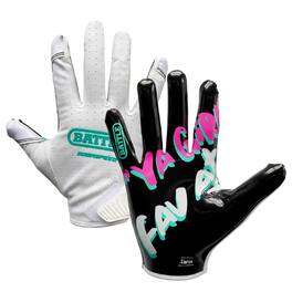 Battle Sports - Youth "Ya Girls Favorite Athlete" Doom Speed Glove, Small - Black/Pink/White