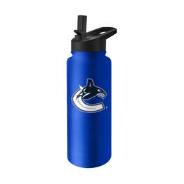 Logo Brands - Vancouver Canucks 34oz. Quencher Bottle - Multicolor
