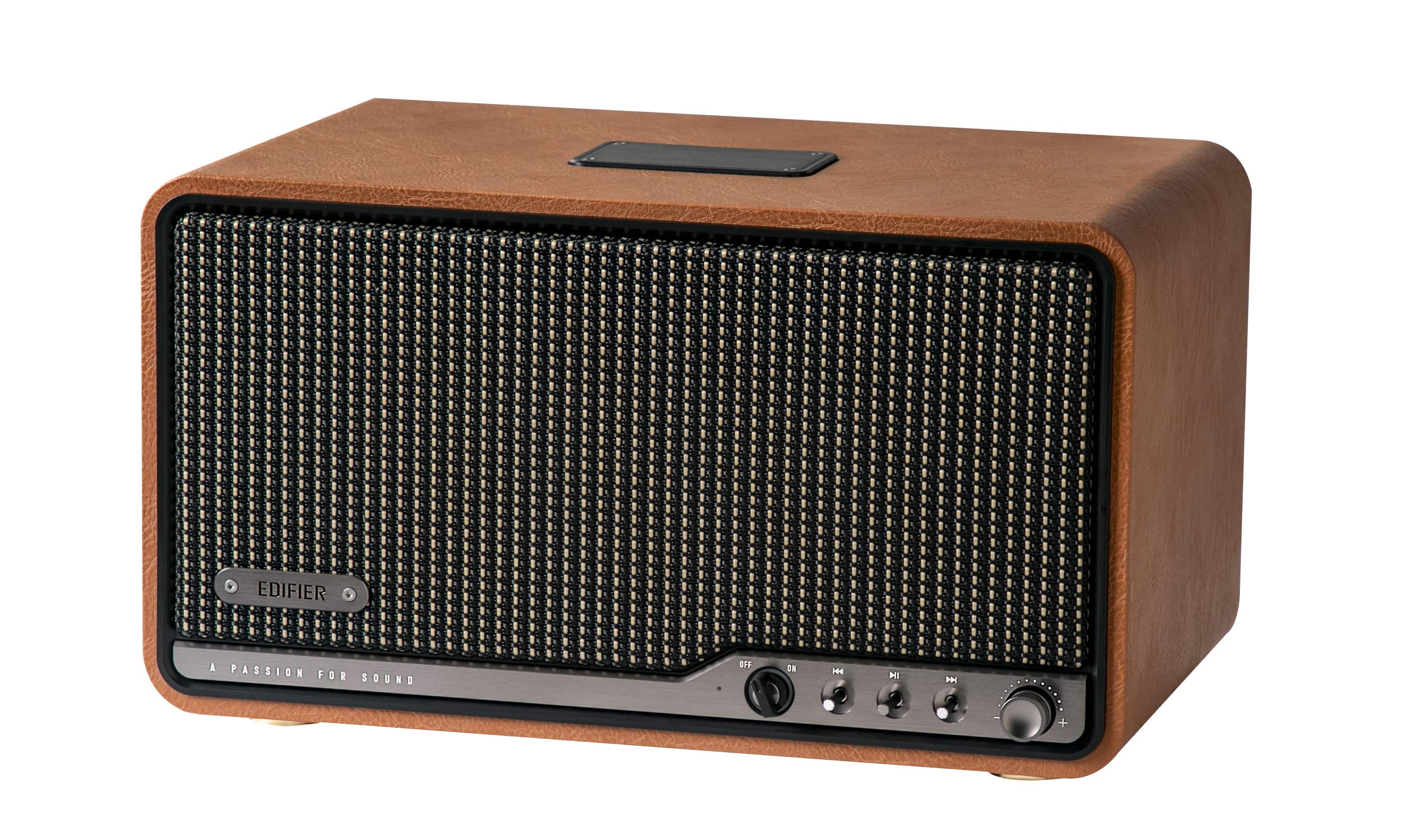 Edifier - S300 Tabletop Wireless Speaker (Each) - Brown